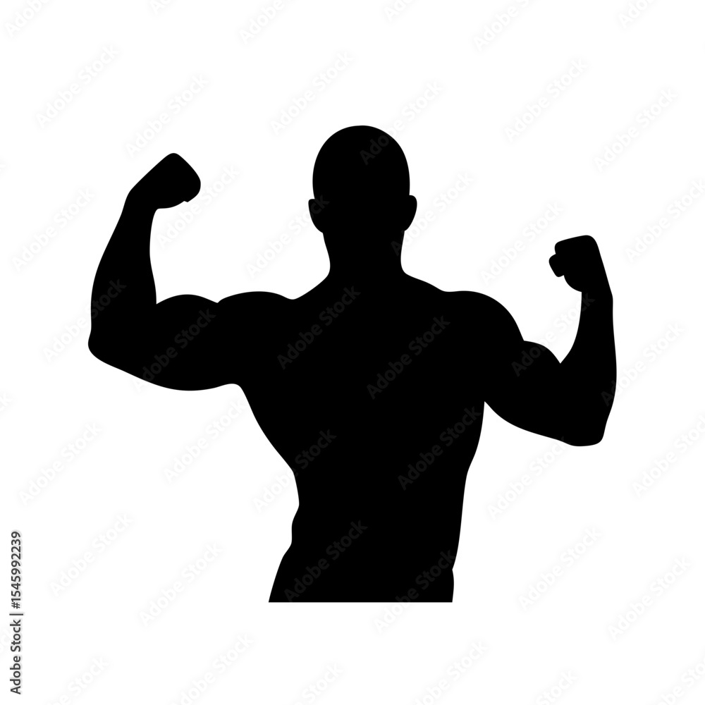 Fototapeta premium Bodybuilder: The Art of Strength and Dedication