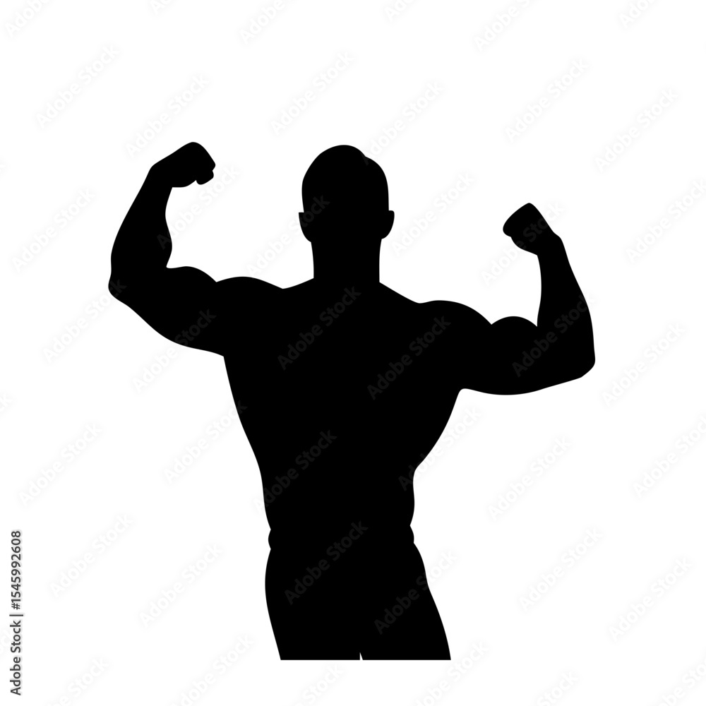 Fototapeta premium Bodybuilder: The Art of Strength and Dedication