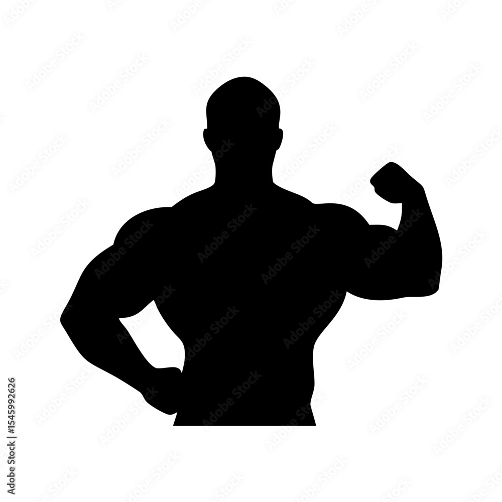 Fototapeta premium Bodybuilder: The Art of Strength and Dedication