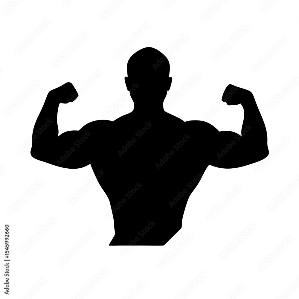 Fototapeta premium Bodybuilder: The Art of Strength and Dedication