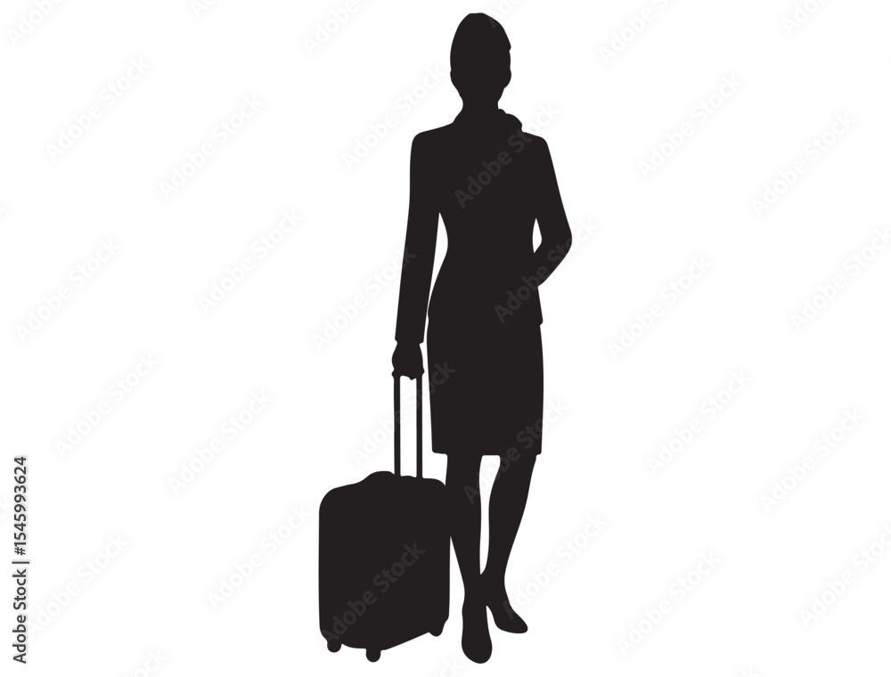 AIR HOSTESS SILHOUETTE AIR HOSTESS SILHOUETTE