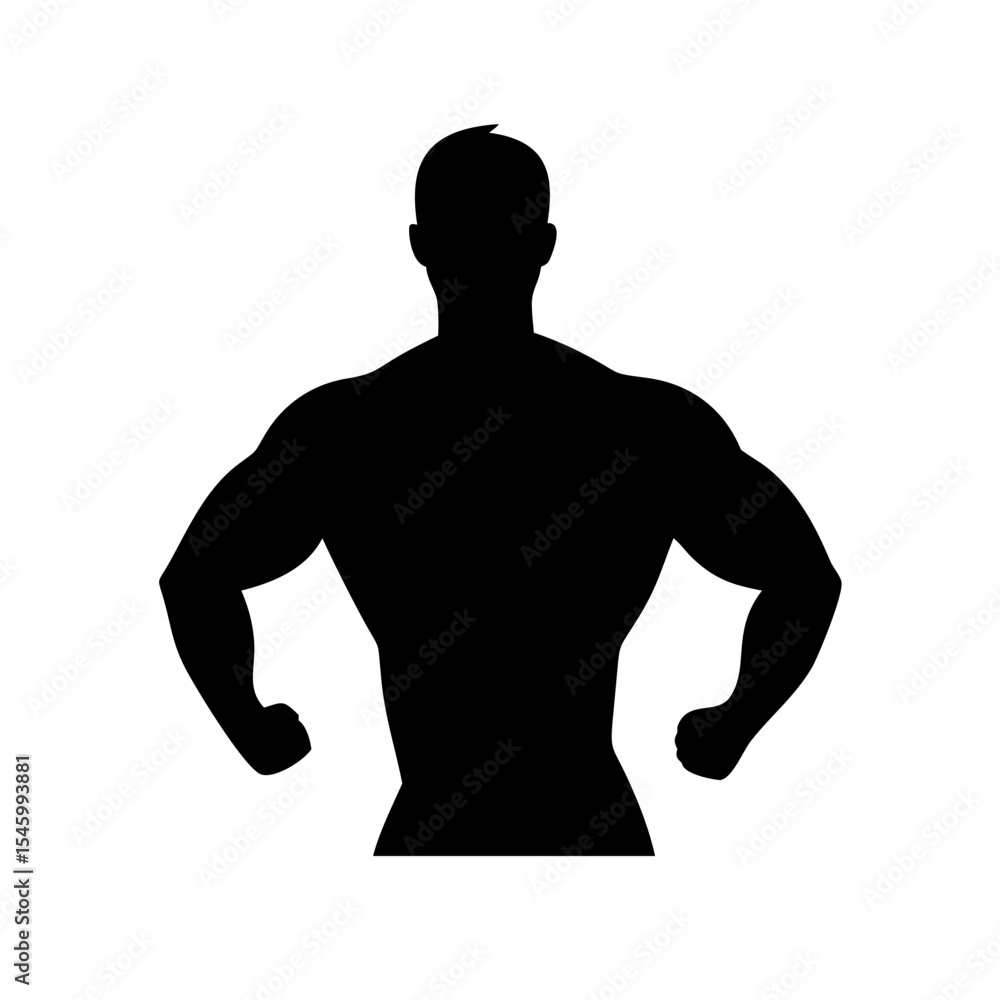 Fototapeta premium Bodybuilder: The Art of Strength and Dedication