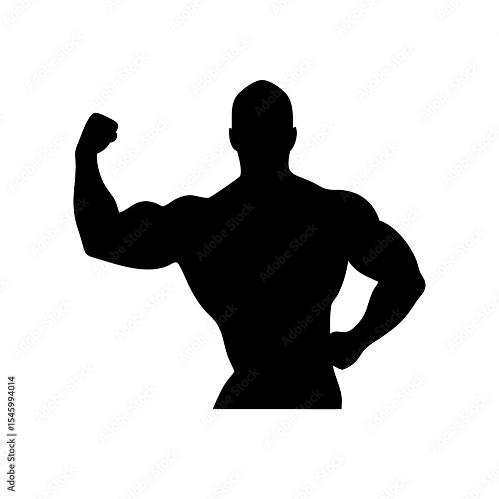 Fototapeta premium Bodybuilder: The Art of Strength and Dedication