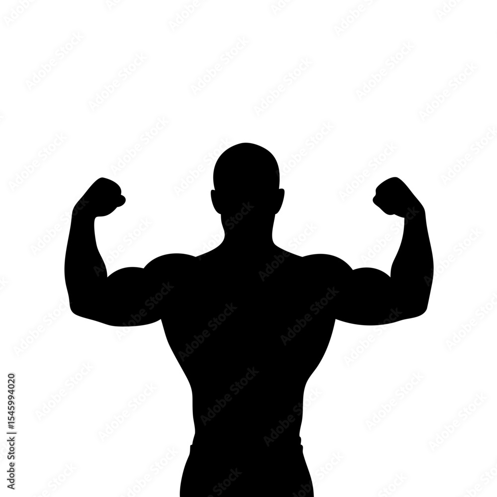 Fototapeta premium Bodybuilder: The Art of Strength and Dedication