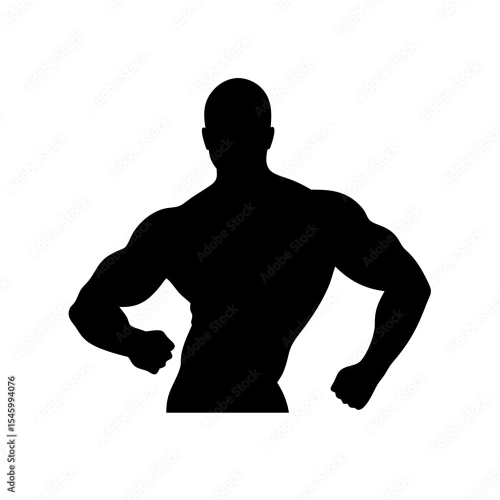 Fototapeta premium Bodybuilder: The Art of Strength and Dedication