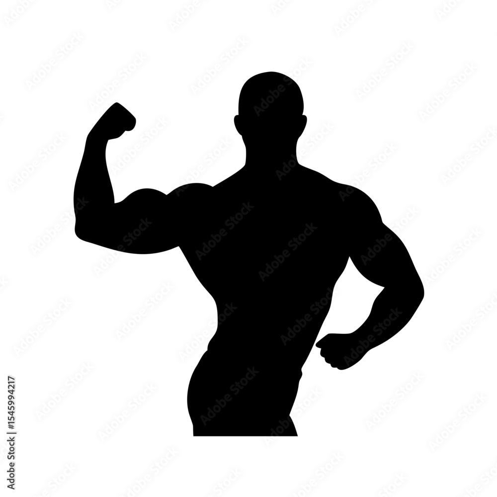 Fototapeta premium Bodybuilder: The Art of Strength and Dedication