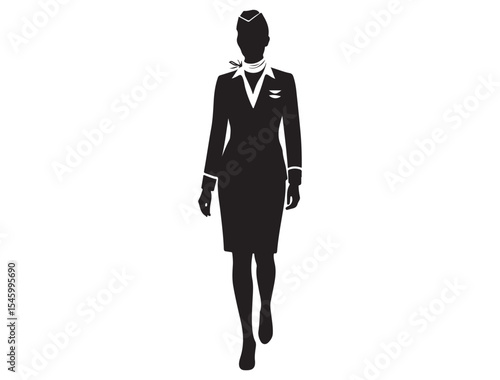 AIR HOSTESS SILHOUETTE
