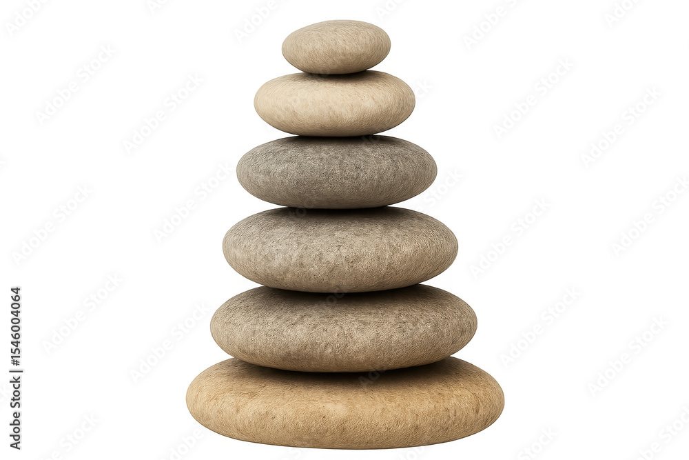 Balanced stones creating zen tranquility, resting on transparent surface, evoking peaceful meditative state Balanced stones creating zen tranquility, resting on transparent surface, evoking peaceful meditative state