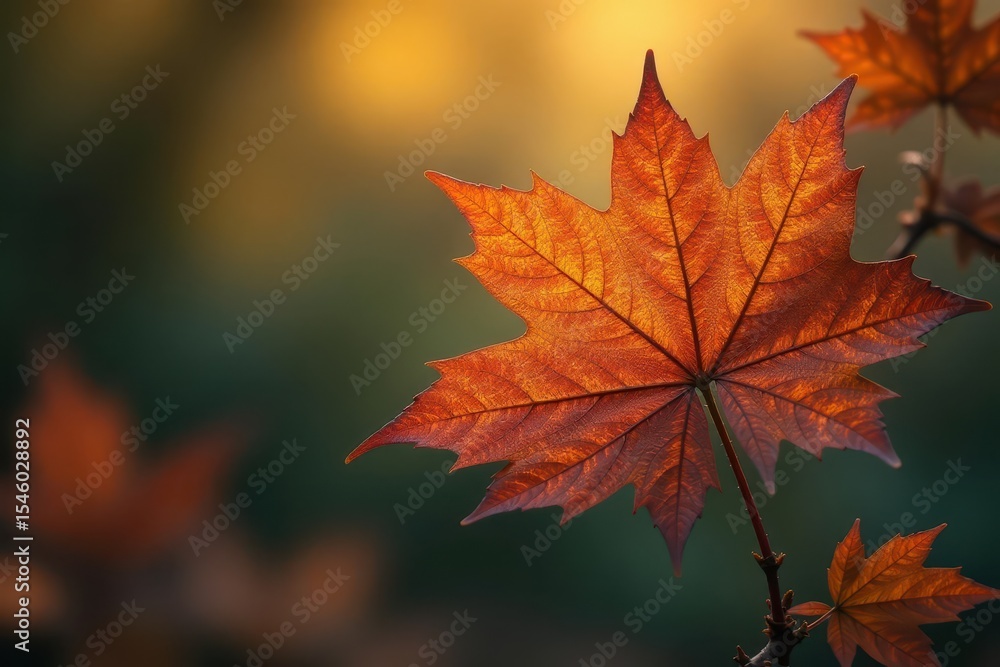 Intricate leaf veins, muted tones, autumnal haze, soft, leaves Intricate leaf veins, muted tones, autumnal haze, soft, leaves