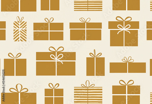 gift box pattern illustration