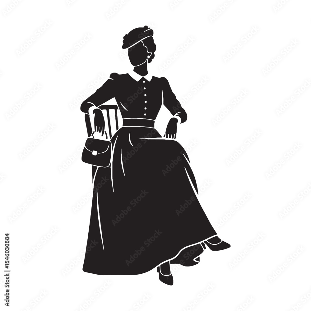 Poised lady sitting gracefully with elegant composure and dignity - lady sitting silhouette - lady sitting Vector - Silhouette of lady sitting
Poised lady sitting gracefully with elegant composure and dignity - lady sitting silhouette - lady sitting Vector - Silhouette of lady sitting