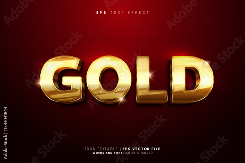 Luxury Gold 3D Text Effect