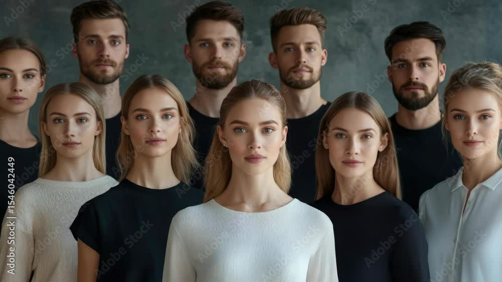 Collection of modern, stylish portraits featuring models in contemporary fashion and trends. Collection of modern, stylish portraits featuring models in contemporary fashion and trends.