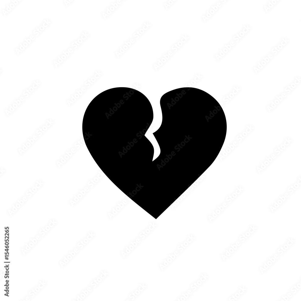 Obraz premium Romantic Love Vector Illustration of Heart, Couple and Valentine Element