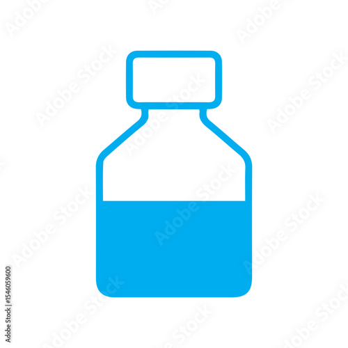 Reagent bottle colored icon