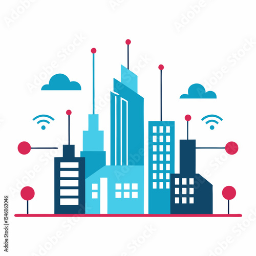 Smart city technology wireless network infrastructure
