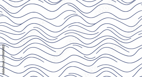 Light and airy abstract wave pattern composed of thin, flowing lines, evoking a sense of calm and movement.