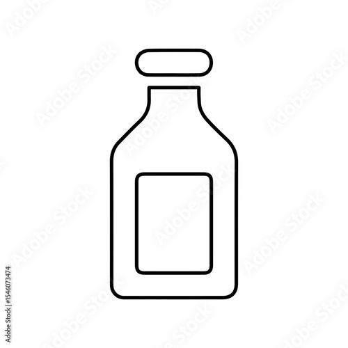 bottle reagent line icon