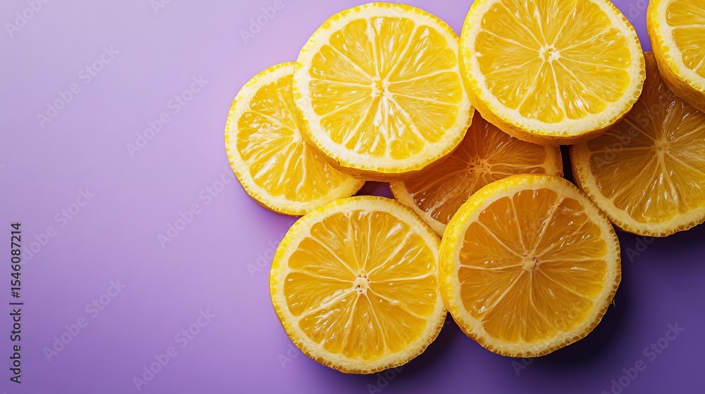 Fresh orange slices are neatly arranged on a vibrant blue background, offering a refreshing and vibrant visual appealing to healthy lifestyles Fresh orange slices are neatly arranged on a vibrant blue background, offering a refreshing and vibrant visual appealing to healthy lifestyles