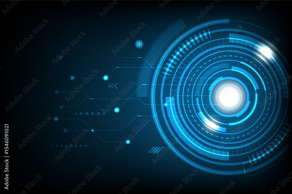 Innovation meets digital technology in an abstract hi tech background for modern communication Innovation meets digital technology in an abstract hi tech background for modern communication