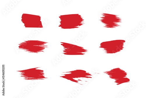 sets of red brushes