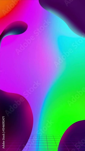 abstract background with rainbow