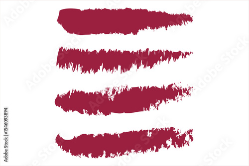 Wallpaper Mural sets of red brushes Torontodigital.ca