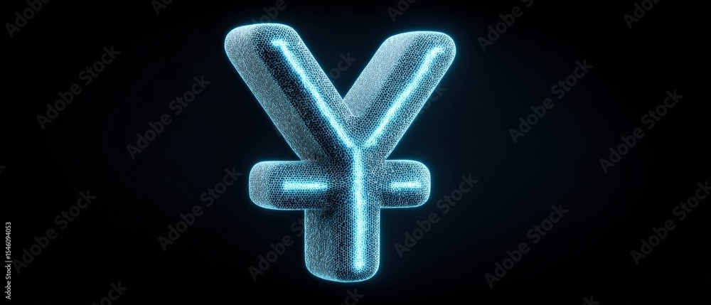 Obraz premium Innovative digital currency symbol virtual finance graphic design futuristic environment close-up view cryptocurrency concept