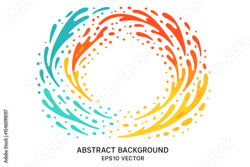 Dynamic abstract liquid flow particles background’ is rephrased as ‘Background with dynamic abstract liquid particles in motion