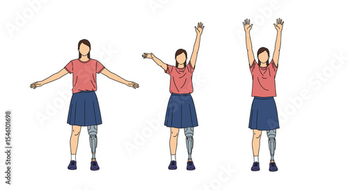 Adaptive fitness routines for amputees seeking flexibility and strength training guidance and rehabilitation