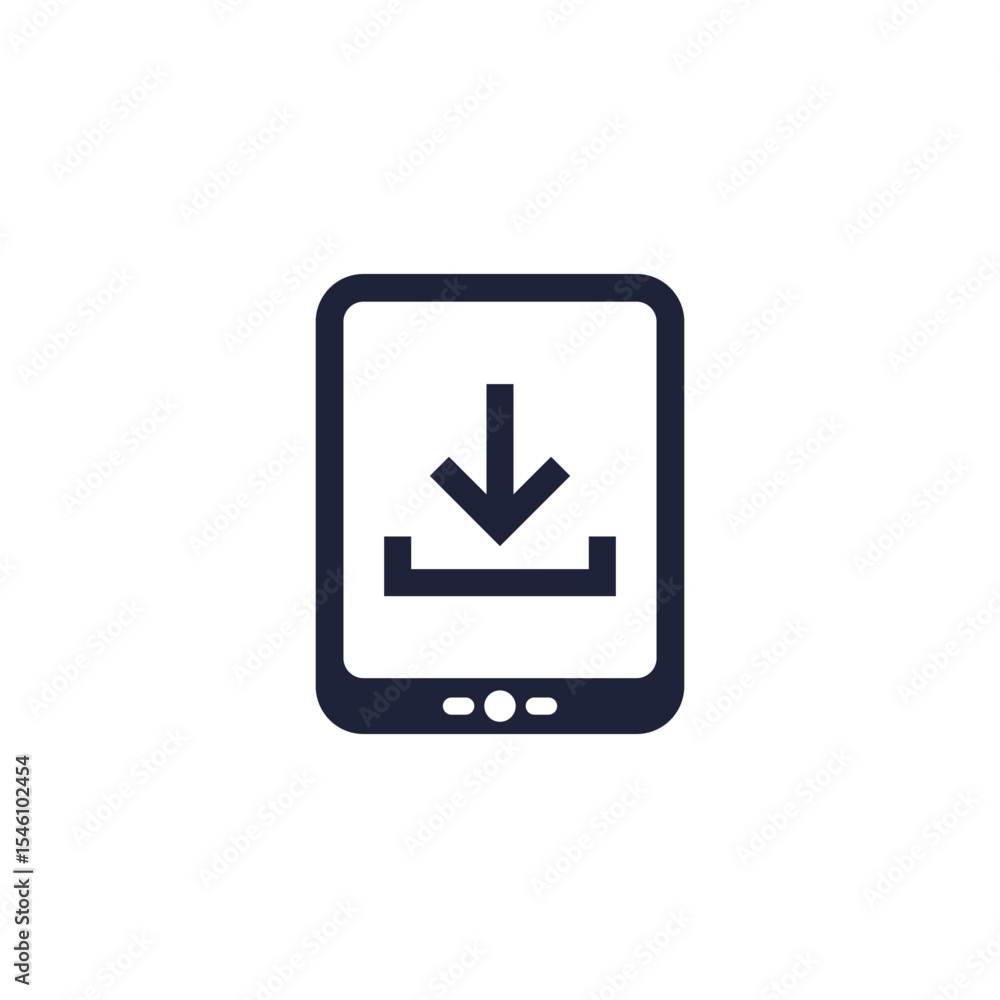 ebook reader icon, download book to device ebook reader icon, download book to device