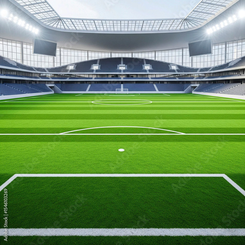 corner of a football stadium