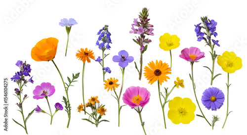 purple and yellow flowers