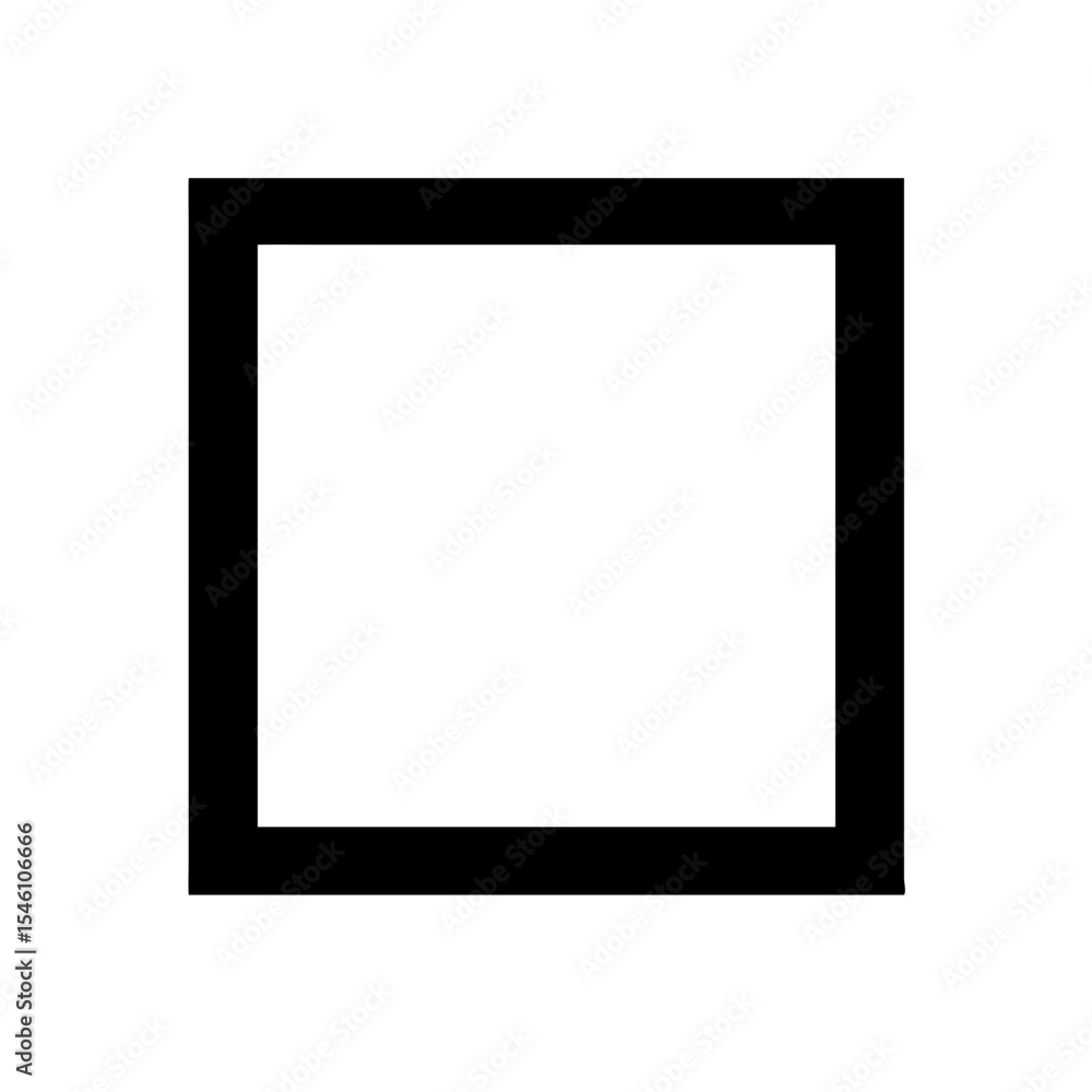 Square shape icon vector illustration Square shape icon vector illustration