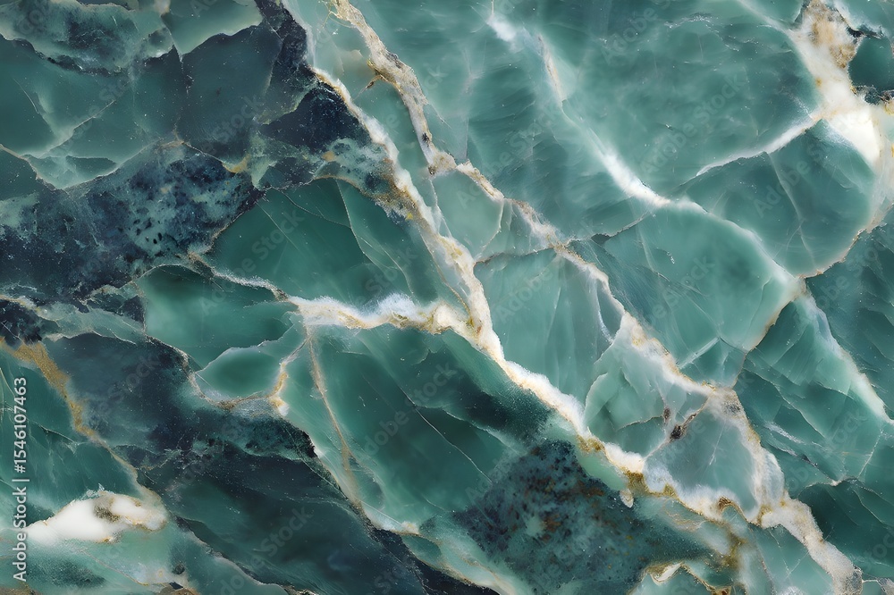 Obraz premium Green Creamy Marble