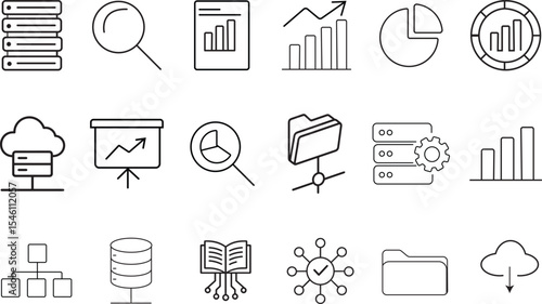 Data and Analytics Icons