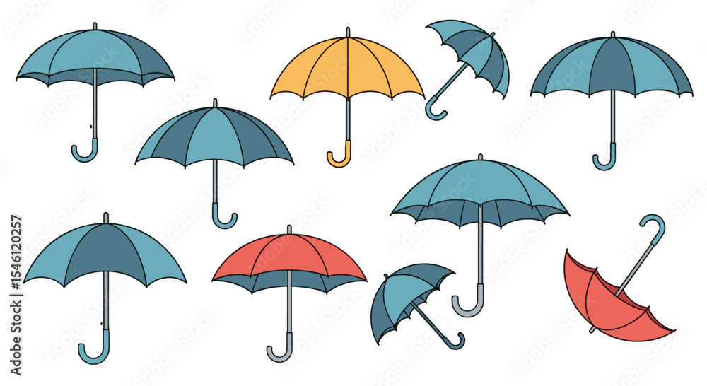 Obraz premium The Ultimate Guide to Choosing the Perfect Umbrella for Every Weather Condition in Detail