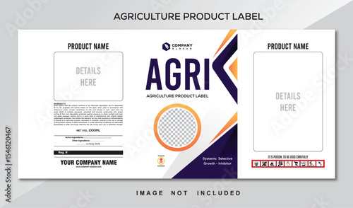 agriculture label design for your product 