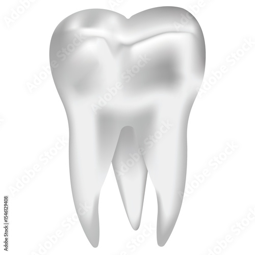Tooth Dental related vector art , molar tooth 