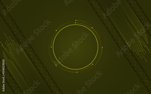 Presentation background with circular gradient shapes | Modern creative background template for banner, flyer, card, presentation, corporate, decoration, greeting, packaging, with olive color