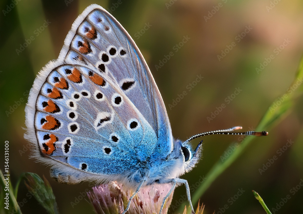 Obraz premium butterfly on green grass
