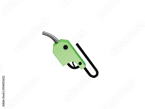 fuel gun icon 3d illustration render