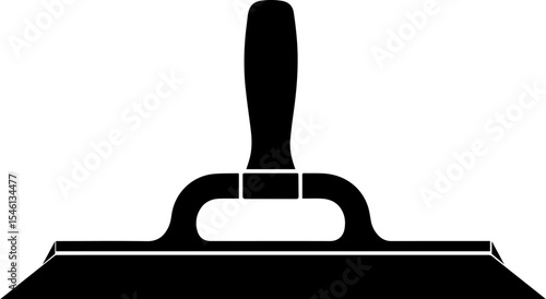 Gardening Float tool silhouette vector illustration 