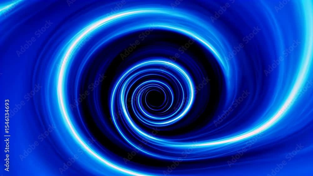 a blue spiral background with a black center a blue spiral background with a black center