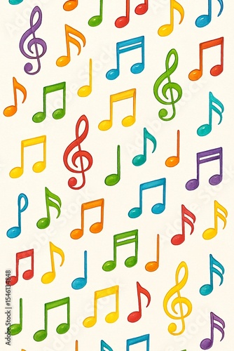 music notes background