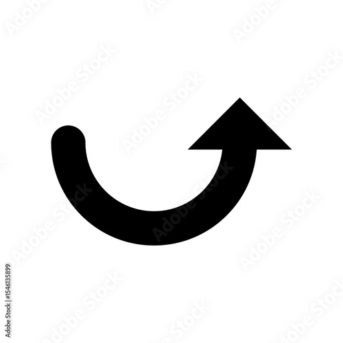 Half Circular Refresh Arrow Icon