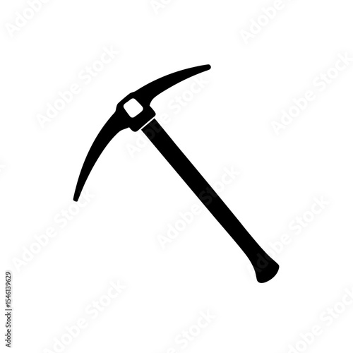 Ice Axe Icon Vector with Flat and Clean Isolated Look