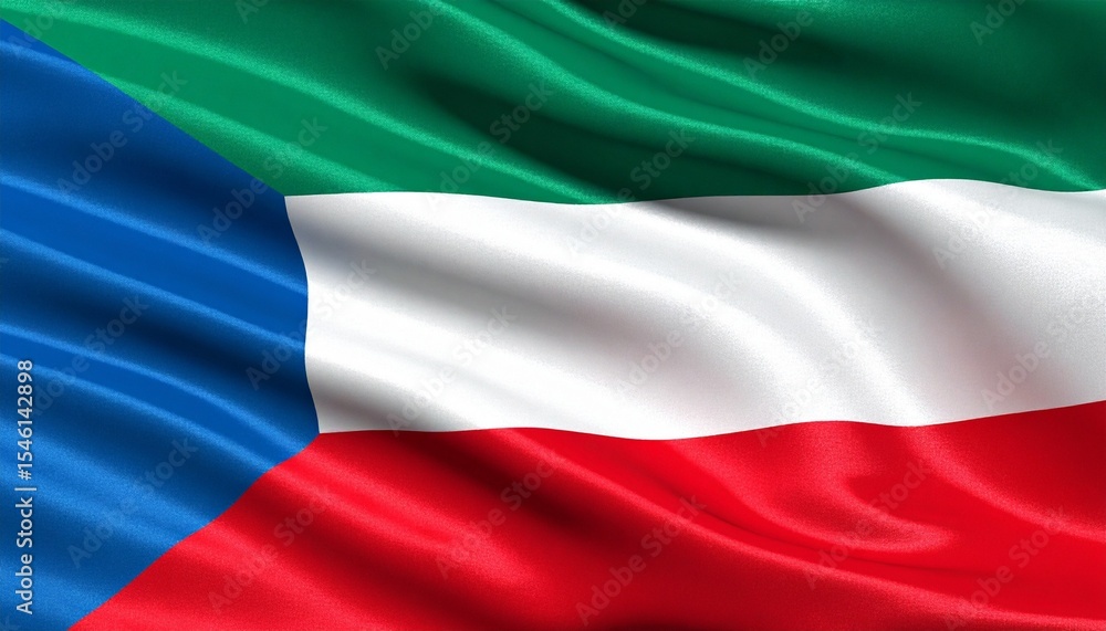 Obraz premium Waving Country flag Texture