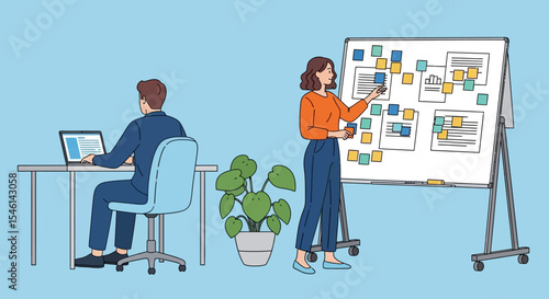 Collaborative Teamwork Agile Project Management and Workflow Optimization