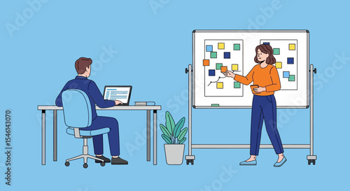 Effective Teamwork Agile Project Management and Collaboration Strategies Illustrated
